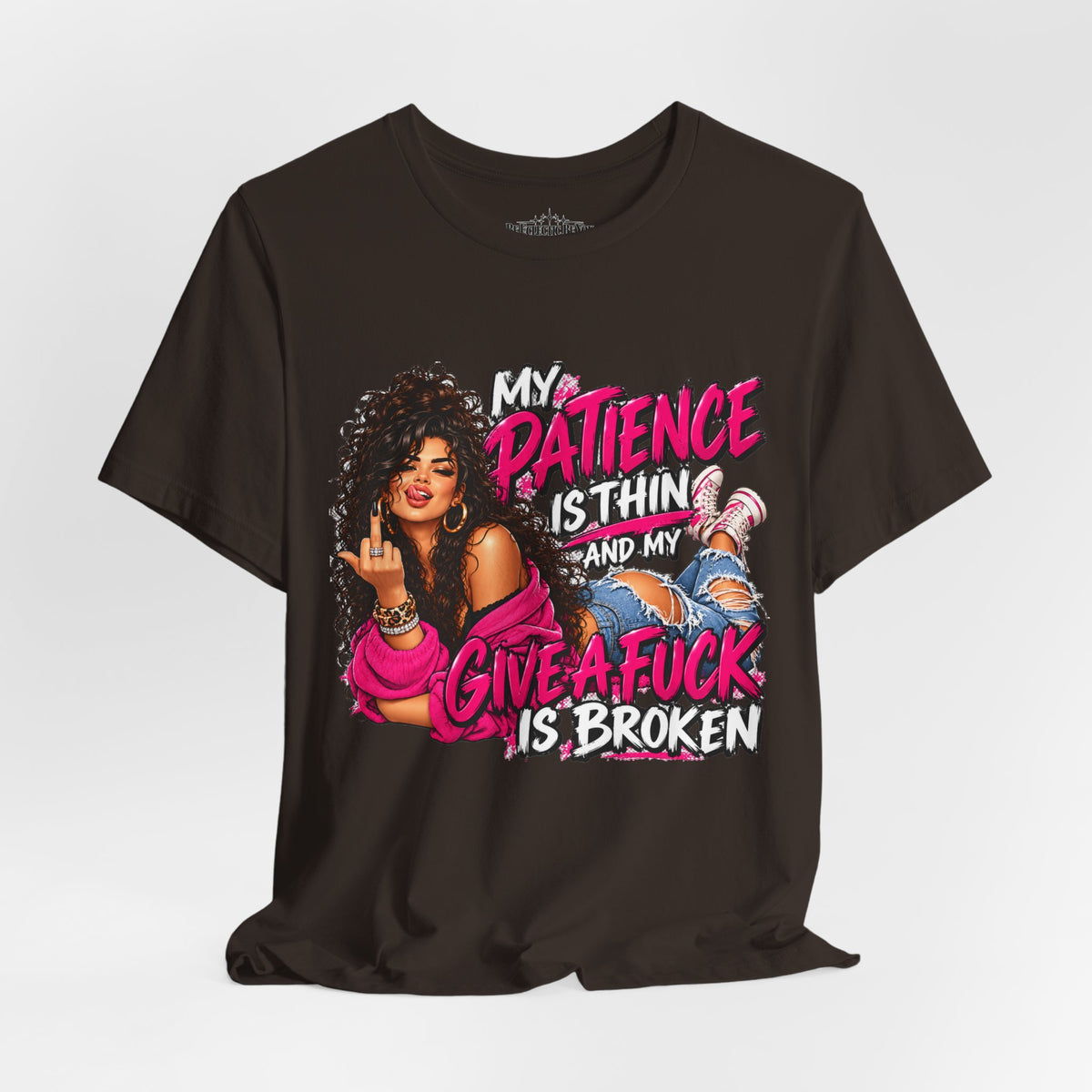 My Patience Is Thinning and I Give a Fuck Is Broken Graphic Tee