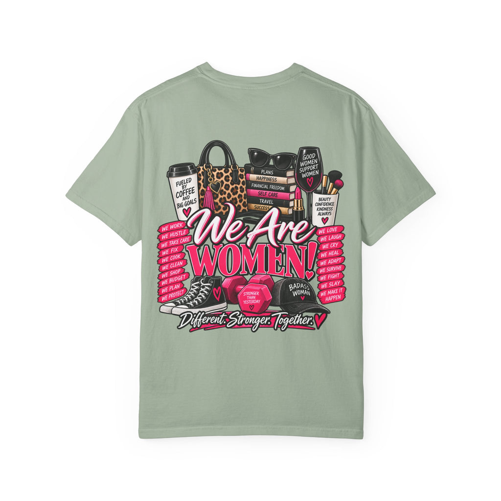 We Are Women Graphic T-Shirt — Empowerment Pink Fitness & Everyday Tee