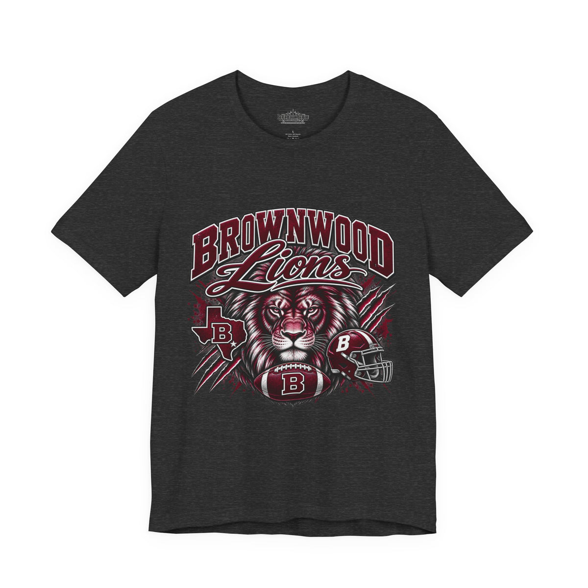 Brownwood Lions Mascot Jersey T-Shirt