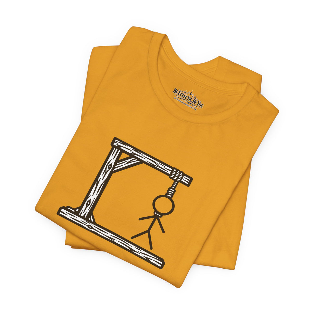 Hangman “F_C_ _FF” Graphic T-Shirt