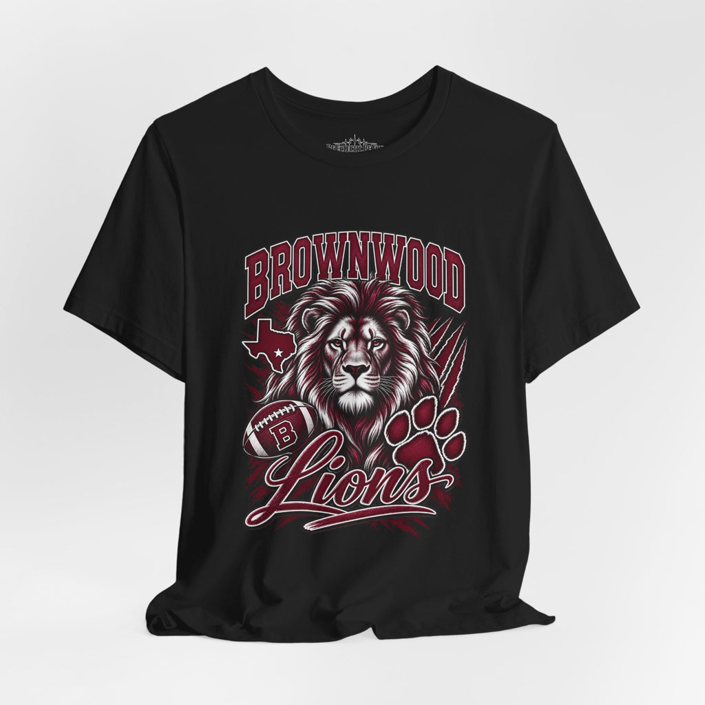 Brownwood Lions Vintage Lion Graphic T-Shirt