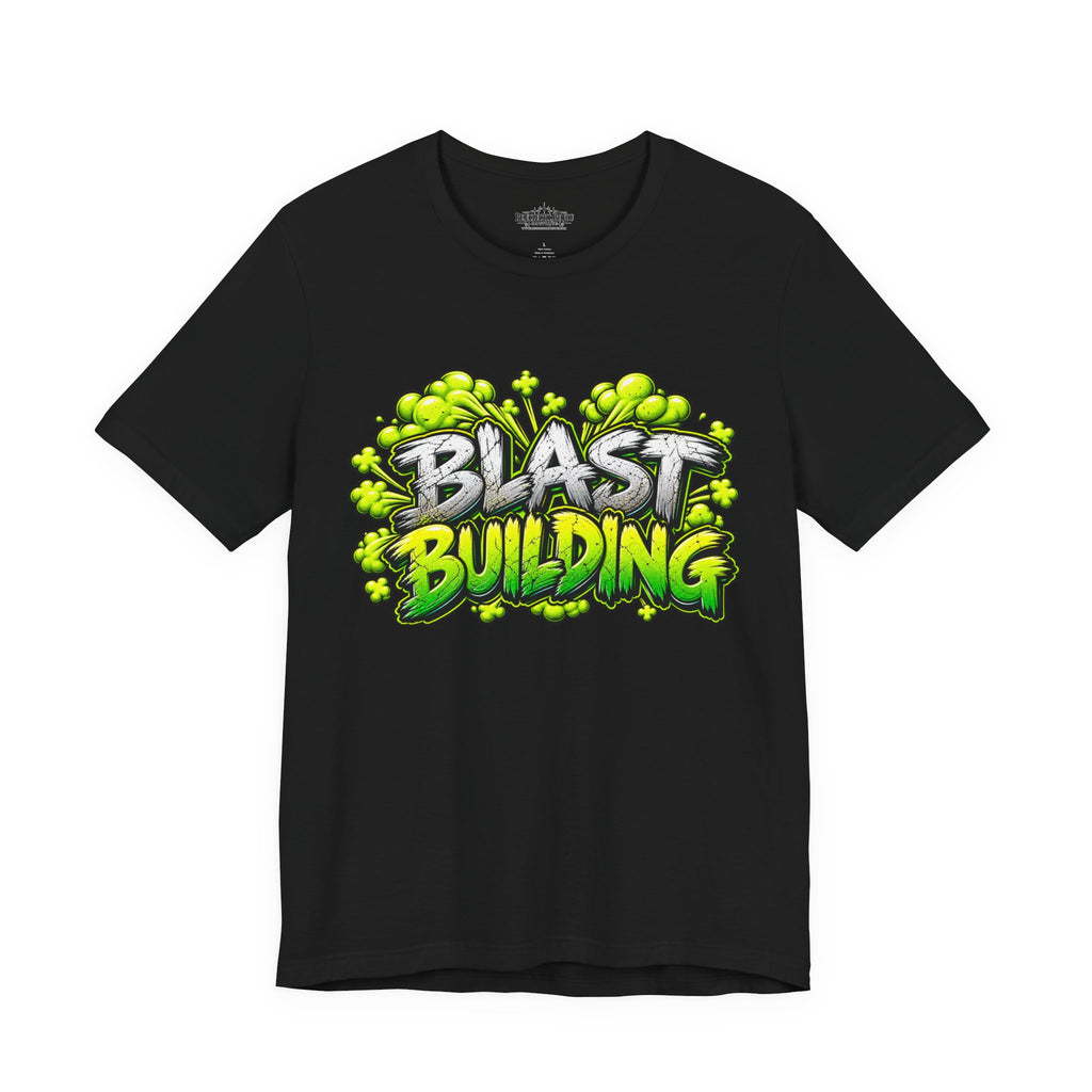 Blast Building Warning Blast Zone Graphic T-Shirt