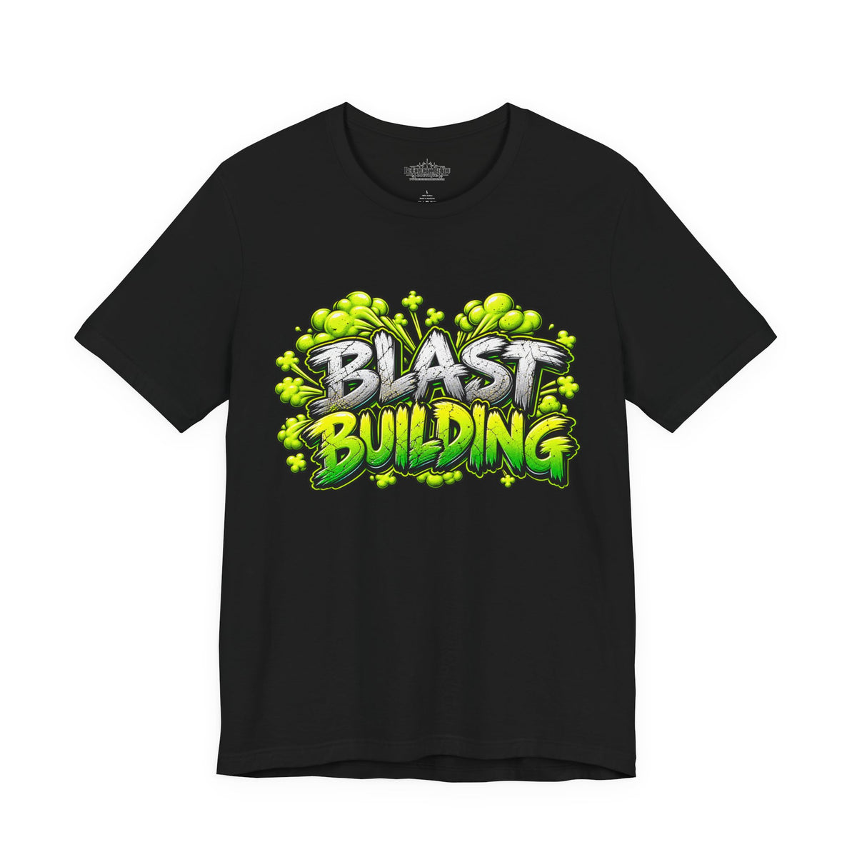 Blast Building Warning Blast Zone Graphic T-Shirt