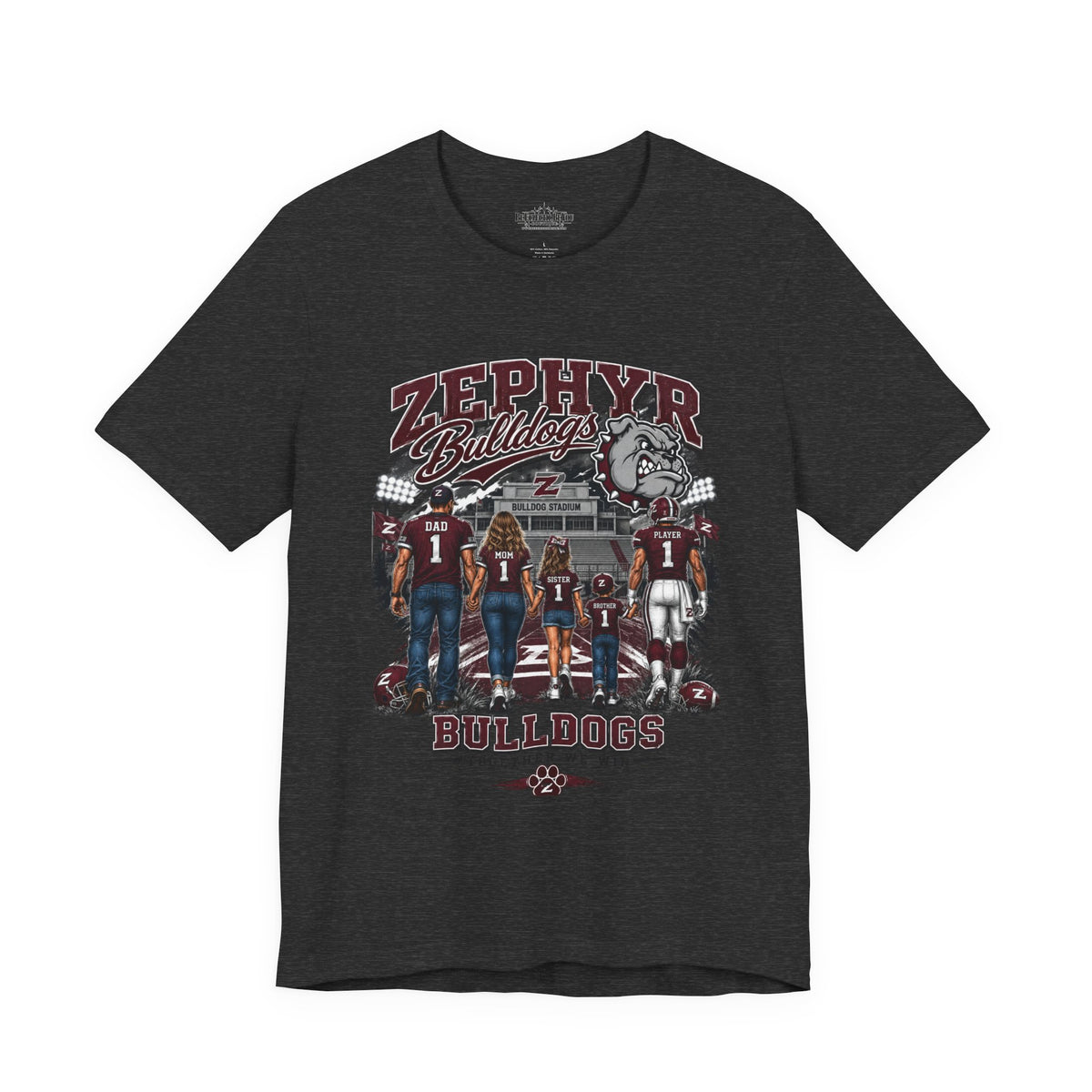 Zephyr Bulldogs Together We Rise Graphic T-Shirt