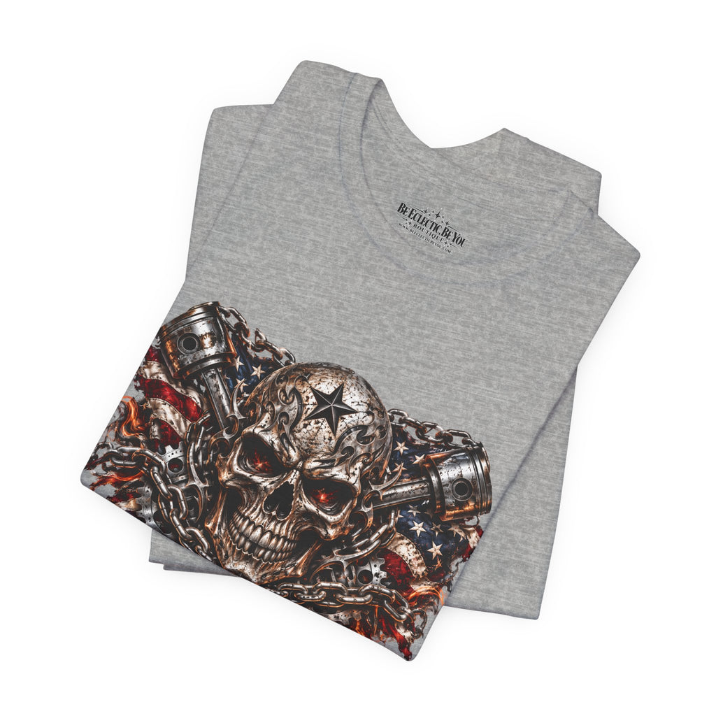 Skull and Chains Gothic Metal T-Shirt