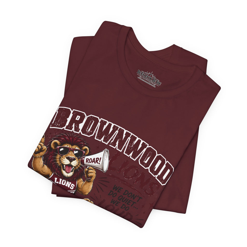 Brownwood Lions Team Spirit Cheer Jersey Tee