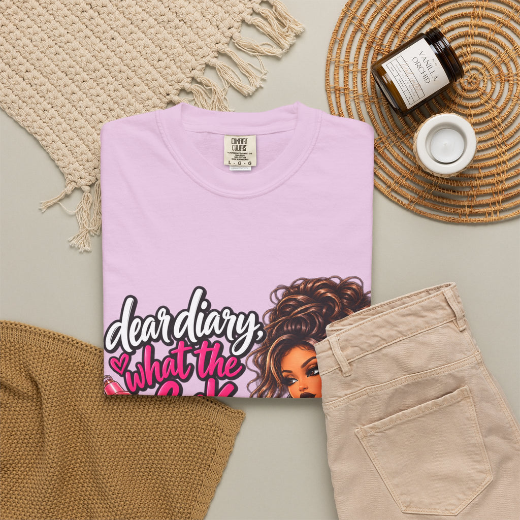 Diary Tee — “Dear Diary, What the F***” Graphic T-Shirt