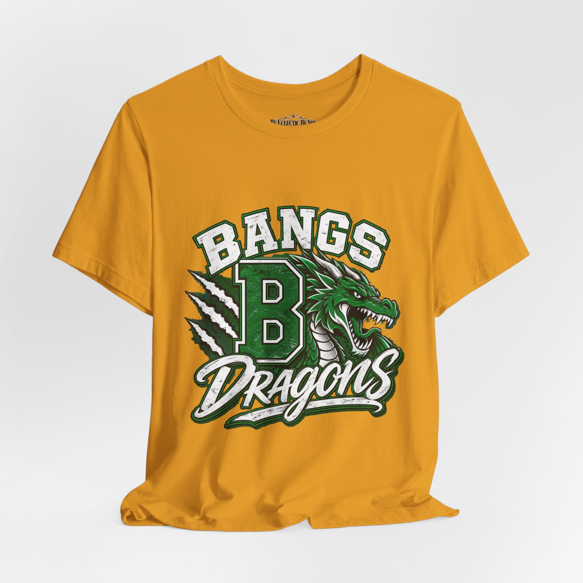 Bangs Dragons Vintage Mascot Graphic T-Shirt