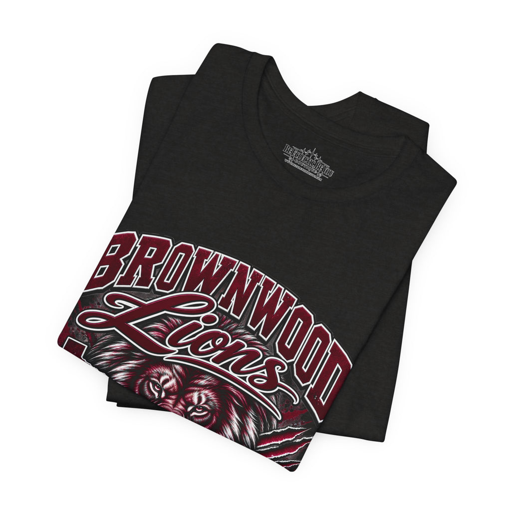 Brownwood Lions Mascot Jersey T-Shirt
