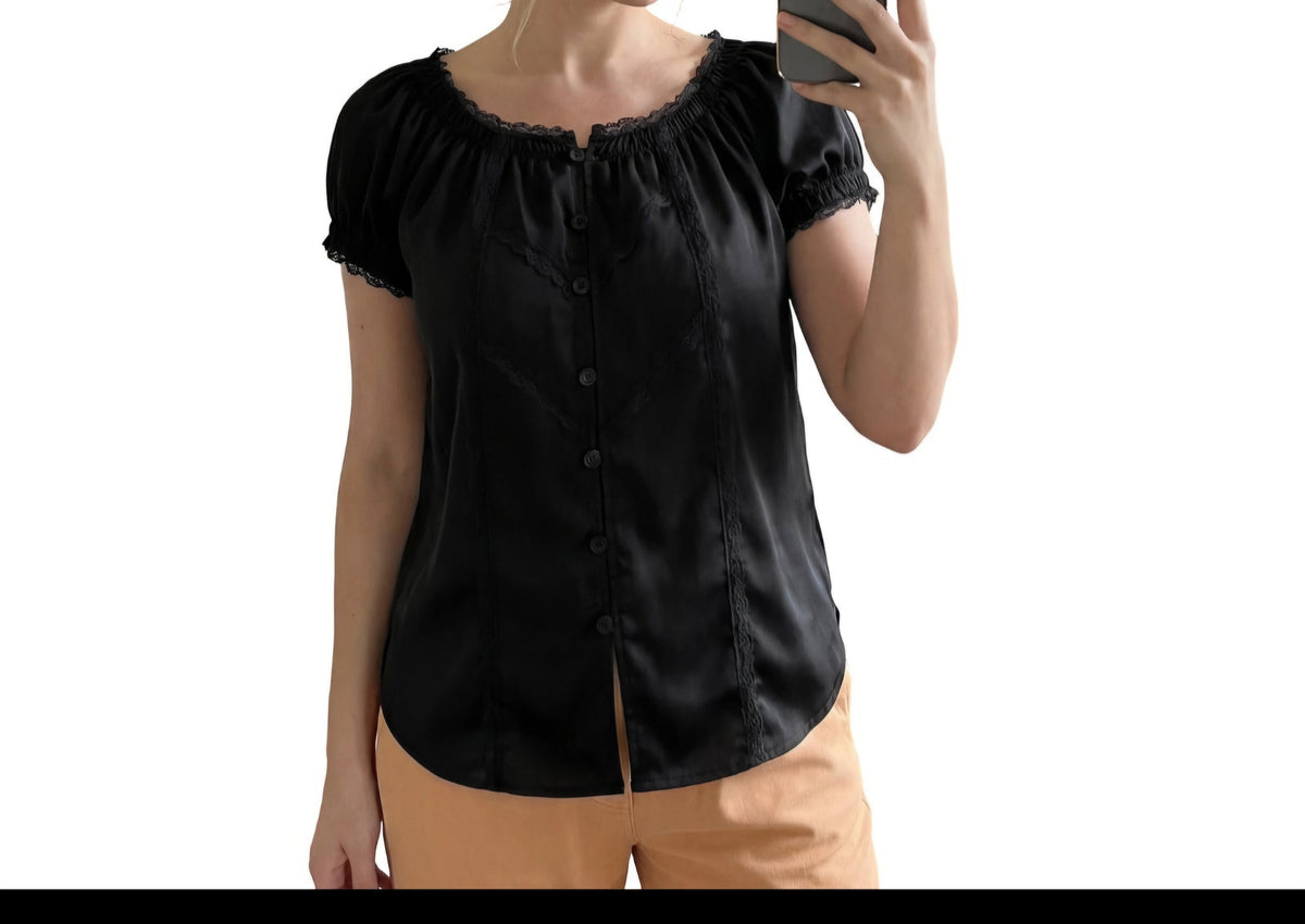 French-Style Retro Casual Shirt