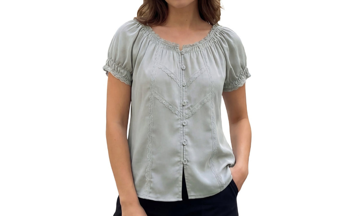 French-Style Retro Casual Shirt