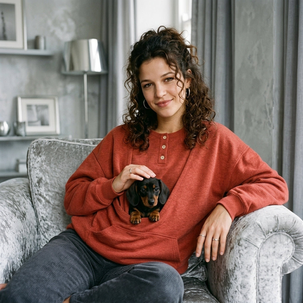 Loose-fit Street-style Casual Sweatshirt