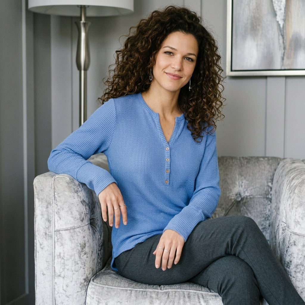 Notched Thumbhole Tee