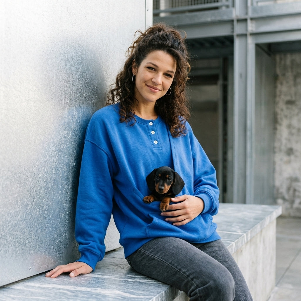 Loose-fit Street-style Casual Sweatshirt