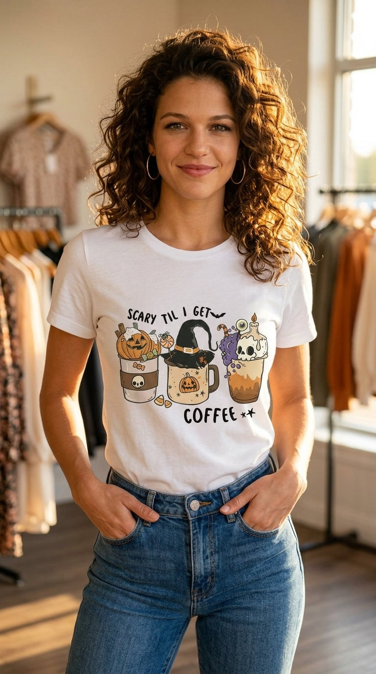 Pumpkin Crewneck Tee