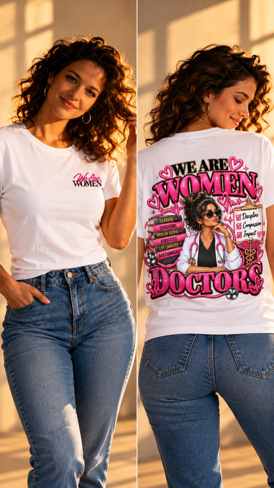We Are Women Doctors T-Shirt — Empowered Female Physician Tee