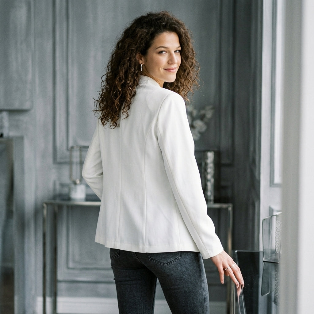 Long-Sleeve Blazer