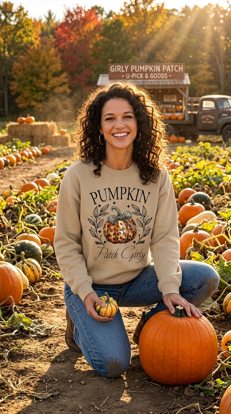 Pumpkin Graphic Sweatshirt 3