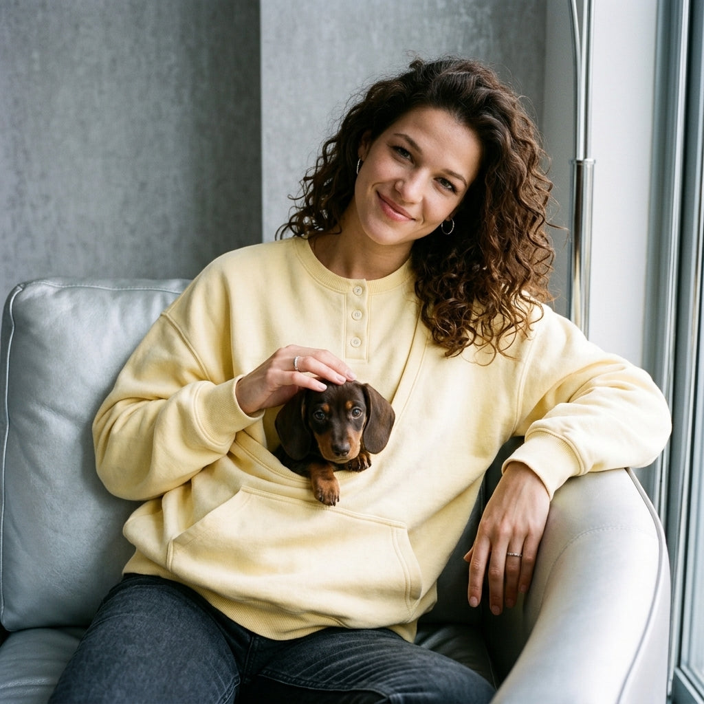 Loose-fit Street-style Casual Sweatshirt