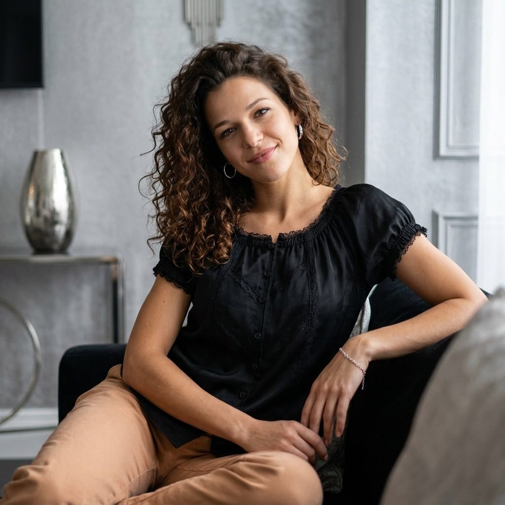 French-Style Retro Casual Shirt